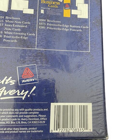 Avery 8315 Inkjet Note Cards with Envelopes White 4.25 x 5.5 60 Count Pack NEW - Picture 6 of 9